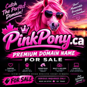 PinkPony.ca Domain for Sale