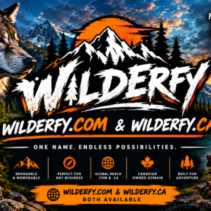 Wilderfy.com + Wilderfy.ca Domain and Website