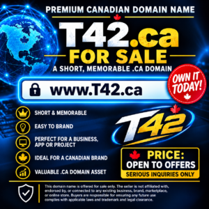 T42.ca Domain Name for Sale