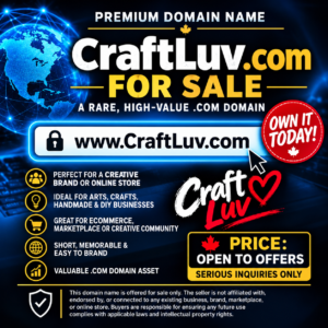 Craftluv.com Domain for Sale